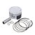 Pistao Kit C/anel  Kmp Dyamond Cb 300r - Xre 300 0.50 - Imagem 1