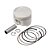 Pistao Kit C/anel  Kmp Dyamond Cg 125 02/08 0.50 - Imagem 1