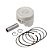 Pistao Kit C/anel Kmp Biz/pop 110 Inj. 16/24 0.75 - Imagem 1