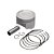 Pistao Kit C/anel  Kmp Dyamond Cg 160 0.75 - Imagem 1