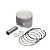 Pistao Kit C/anel  Kmp Dyamond Biz 125 05/24 0.50 - Imagem 1