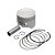 Pistao Kit C/anel  Kmp Dyamond Biz 125 05/24 0.25 - Imagem 1