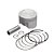 Pistao Kit C/anel Kmp Cg 125 09/18 0.50 - Imagem 1