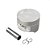 Pistao Pino/trava Kmp Cbx 250 1.50 - Imagem 1
