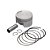 Pistao Kit C/anel Rik Premium Cg 150/bros 150 2006 1.00 - Imagem 1