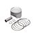 Pistao Kit C/anel Kmp Cg/bros 160 1.50 - Imagem 1