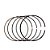 Anel P/ Pistao  Kmp Dyamond Pcx 150 16/22 - Adv 150 21/ 0.50 - Imagem 1