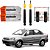 KIT AMORTECEDOR TRASEIRO COFAP ORIGINAL CHEVROLET CORSA NOVO SEDAN 1.4 2007 A 2012 - Imagem 1