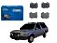 PASTILHA FREIO DIANTEIRA COBREQ ORIGINAL VOLKSWAGEN PARATI 1.6 1994 A 1995 - Imagem 1