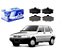 PASTILHA FREIO DIANTEIRO SYL FIAT UNO MILLE 1.5 1991 A 1993 - Imagem 1