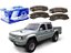 PASTILHA FREIO DIANTEIRA SYL MITSUBISHI L200 2.5 1998 A 2004 - Imagem 1