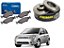 KIT DISCO PASTILHA FREIO DIANTEIRO COBREQ ORIGINAL FORD FIESTA 1.6 2003 A 2006 - Imagem 1