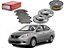 KIT DISCO PASTILHA FREIO DIANTEIRO FREMAX NISSAN VERSA 1.6 2012 A 2014 - Imagem 1