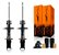 Kit Amortecedor Dianteiro Traseiro Cofap´ Fiat Strada 1.4 - Imagem 3