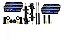 Kit 4 Amortecedor Honda Civic 1.8 2014 2015 Nakata + Kit - Imagem 2