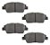 Pastilha Freio Dianteira Jeep Commander 1.3 T270 2022 2023 - Imagem 3