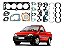 Jogo Junta Cabeçote Sabo Chevrolet Meriva 1.8 2006 - Imagem 1