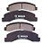 Pastilha De Freio Dianteira Ford F250 F350 F4000 4x2 4x4 - Imagem 3