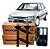 Par Amortecedor Traseiro + Kit Coxim Axios Ford Escort 99. - Imagem 1