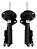 Par Amortecedor Kit Coxim Monroe Axios Dianteiro Gm Tracker - Imagem 3