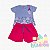 Conjunto blusa malha com short cotton - Imagem 2