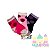 Kit 3 Pares Meia Infantil menina Antiderrapante 6-12 Meses - Imagem 1