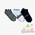 Kit 3 Pares Meia soquete Infantil 8-10 anos Menino - Imagem 1