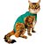 Roupa Cirúrgica Pet Med Para Gatos Duo Dry Verde - Tamanho 4 - Imagem 3