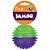 Brinquedo Cães Jambo Bola TPR Media Espinho Dual Roxo e Verde - Imagem 1