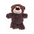 Brinquedo Jambo Pelúcia Happy Bear Marrom para Cães - Imagem 2