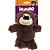 Brinquedo Jambo Pelúcia Happy Bear Marrom para Cães - Imagem 4