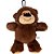 Brinquedo Jambo Pelúcia Happy Bear Marrom para Cães - Imagem 3