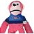 Brinquedo Mordedor Pelúcia Pet Macaco Adote Rosa Jambo - Imagem 3