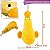 Brinquedo Mordedor de Pelúcia Jambo Small Duck - JB25629N - Imagem 4