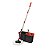 Mop Esfregão Duo Giratório Inox c/ Dispensador Desmontável Cesto Inox Duas Águas - Imagem 2