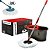 Mop Giratório Cabo Inox Limpeza Balde 8L Esfregão 360 Powermaid - Imagem 1