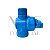 Registro PVC Esfera Rosca Macho/Femea 3/4" Azul - Polierg - Imagem 3