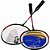 Kit Badminton Gold Sports 2 Raquetes e 2 Petecas - Imagem 3