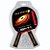 Kit Tênis de Mesa Gold Sports Advanced  - 2 Raquetes e 3 Bolas - Imagem 1