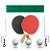 Kit Tenis de Mesa Gold Sports Gold Pro 2 Raquetes 3 Bolas Rede e Suporte Lazer - Imagem 1