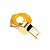Kit de 12 Apitos Gold Sports de Metal com Bolinha de Cortiça e Cordão de Pescoço - Imagem 3