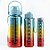 Kit 3 Garrafas Squeeze Plástica Gold Sports IIII Degrade  Adesivos BPA-FREE 2 Lts, 800ml e 280ml - Imagem 7