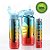 Kit 3 Garrafas Squeeze Plástica Gold Sports IIII Degrade  Adesivos BPA-FREE 2 Lts, 800ml e 280ml - Imagem 8
