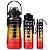 Kit 3 Garrafas Squeeze Plástica Gold Sports IIII Degrade  Adesivos BPA-FREE 2 Lts, 800ml e 280ml - Imagem 4