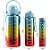 Kit 3 Garrafas Squeeze Plástica Gold Sports IIII Degrade  Adesivos BPA-FREE 2 Lts, 800ml e 280ml - Imagem 9