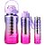 Kit 3 Garrafas Squeeze Plástica Gold Sports IIII Degrade  Adesivos BPA-FREE 2 Lts, 800ml e 280ml - Imagem 1