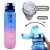 Garrafa Squeeze Plástica Gold Sports All Day Siliconada Com Filtro -1Litro - BPA-FREE - Imagem 1