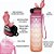 Garrafa Squeeze Plástica Gold Sports Fitness Siliconada II Com Canudo -900ml- BPA-FREE - Imagem 3