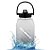 Garrafa Squeeze Plástica Gold Sports Cubo Emborrachada -1Litro - BPA-FREE - Imagem 3