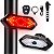Lanterna de BiKe Gold Sports Leds Prime 5 Modos de Funções Cabo Usb Recarregável Com Sirene - Imagem 1